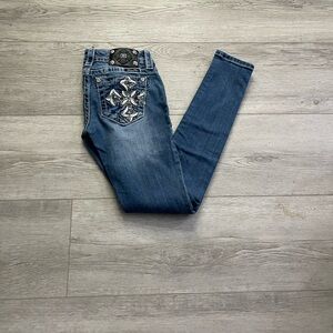 Embellished Blue Jeans